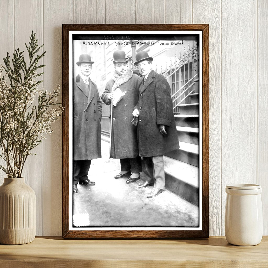1911 Gathering of Theatre Legends: Diaghilev & Brown