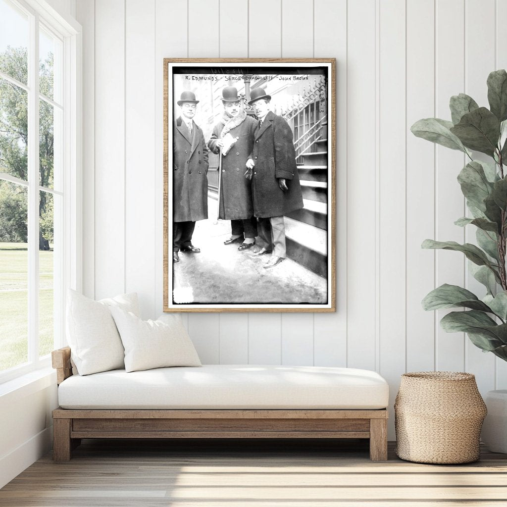 1911 Gathering of Theatre Legends: Diaghilev & Brown