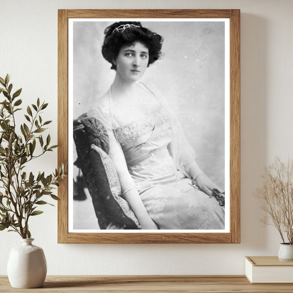 Historic Lady Newborough Print, Vintage Art