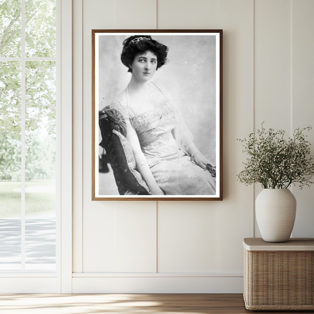 Historic Lady Newborough Print, Vintage Art