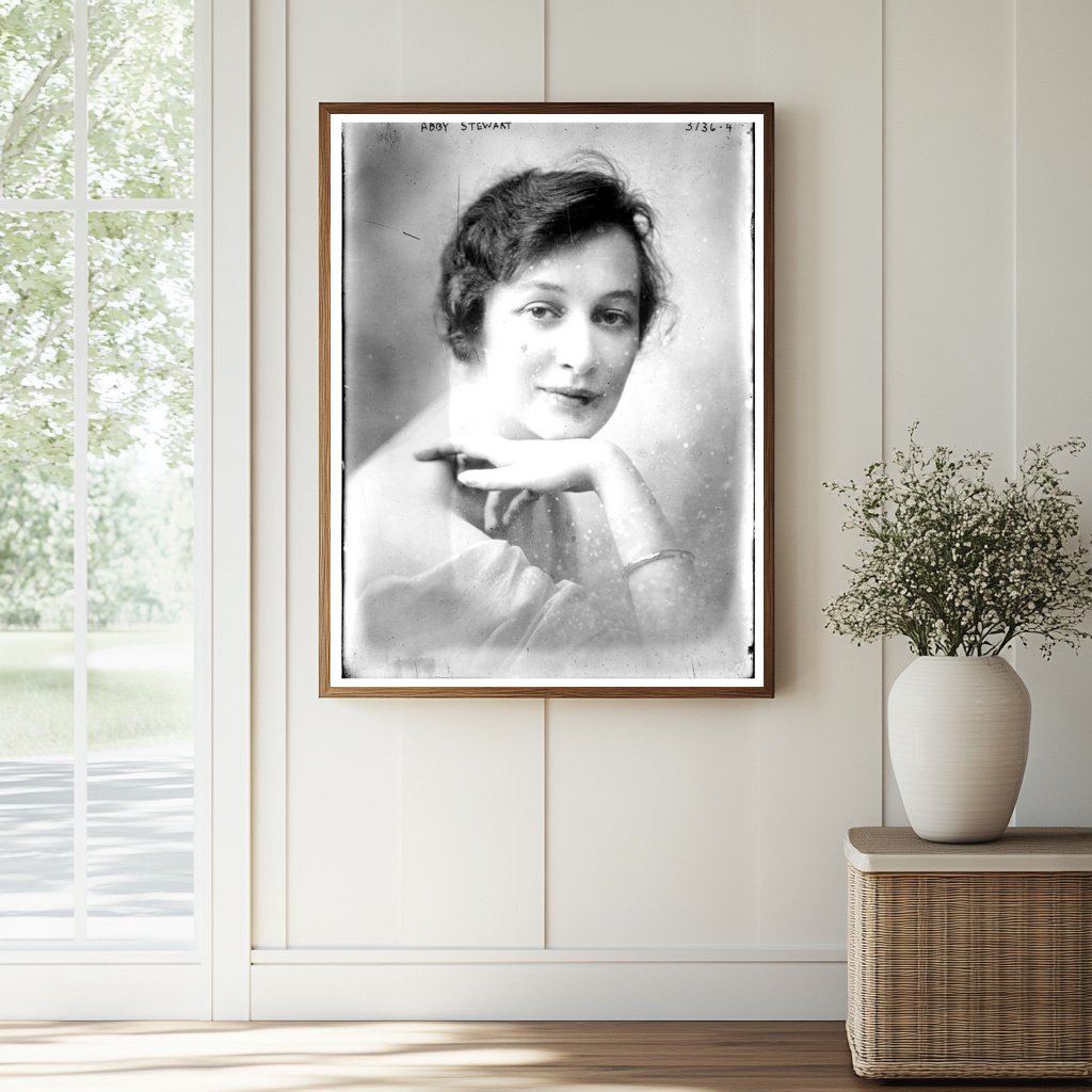 Historic Abby Stewart Print, Vintage Art