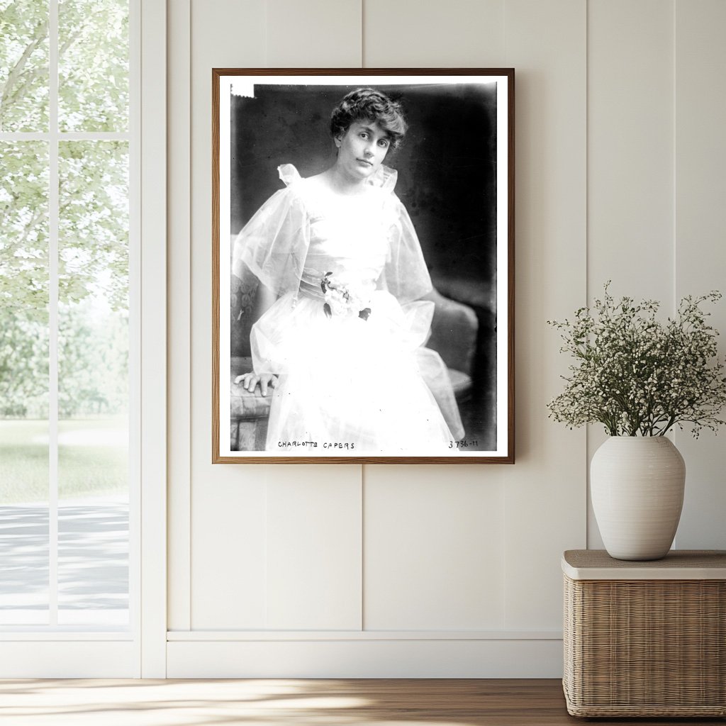 Historic Charlotte Capers Print, Vintage Art
