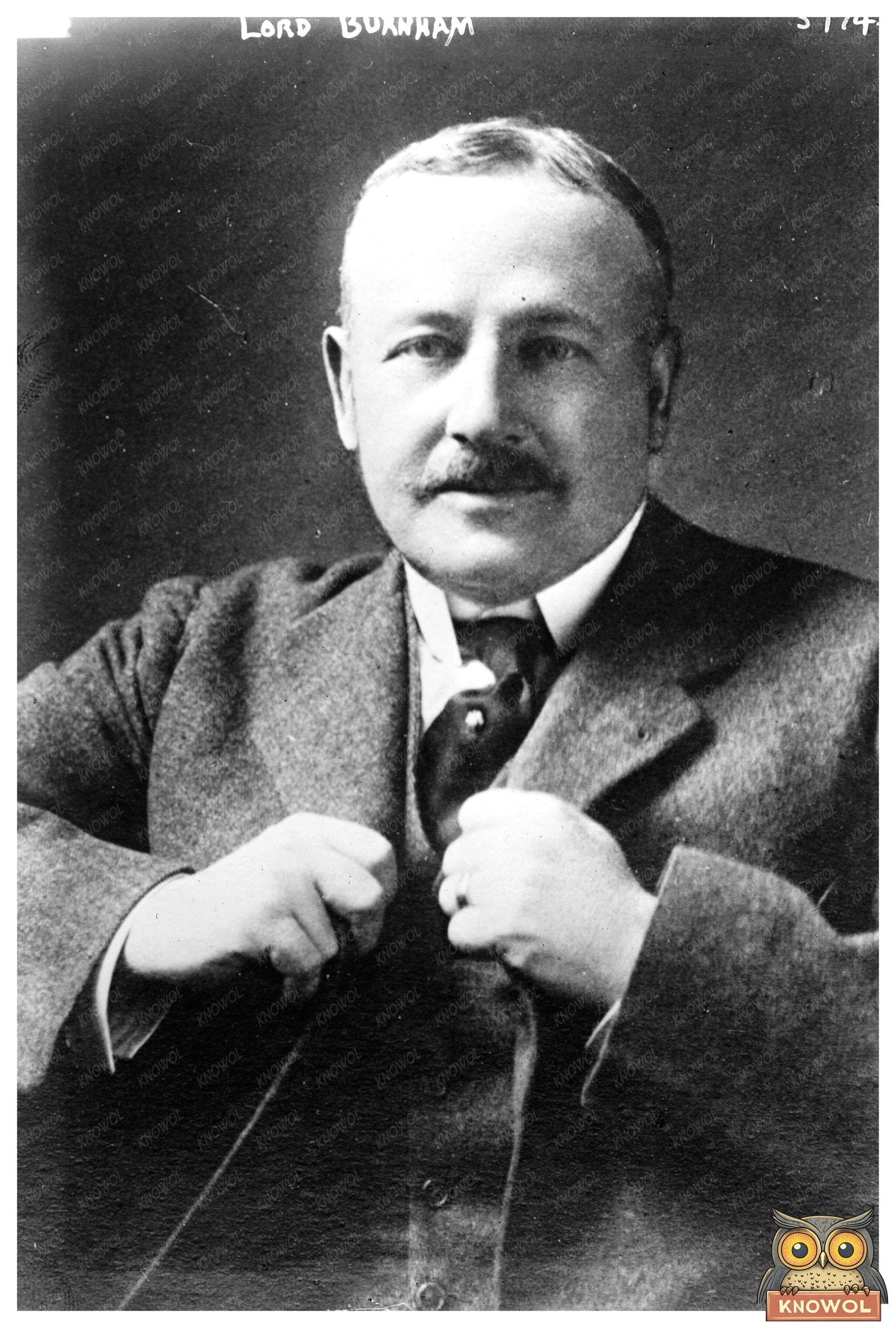 Lord Burnham British Publisher in Early 20th Century KNOWOL