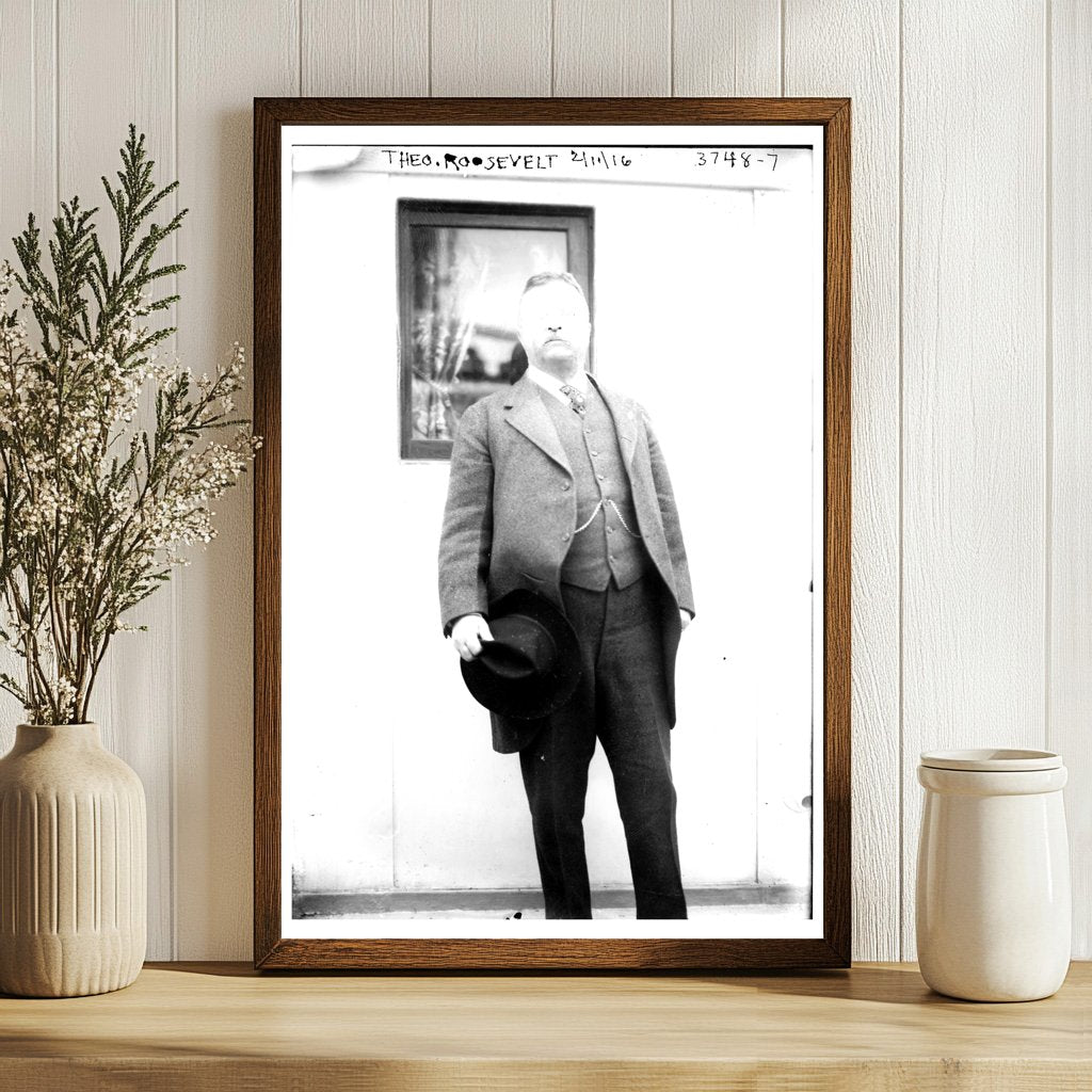 Historic Portrait of Theodore Roosevelt, 1916