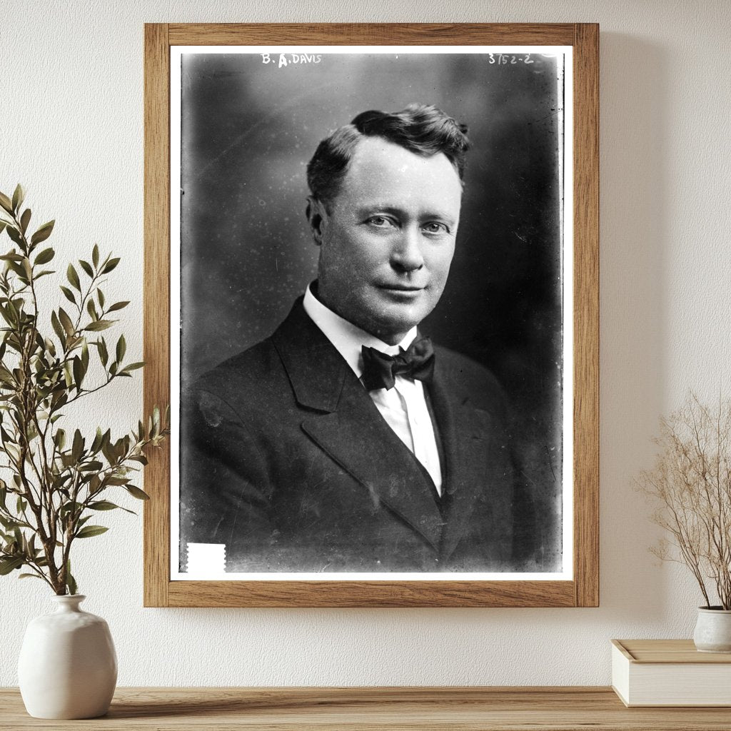 Historic B.A. Davis Print, Vintage Art