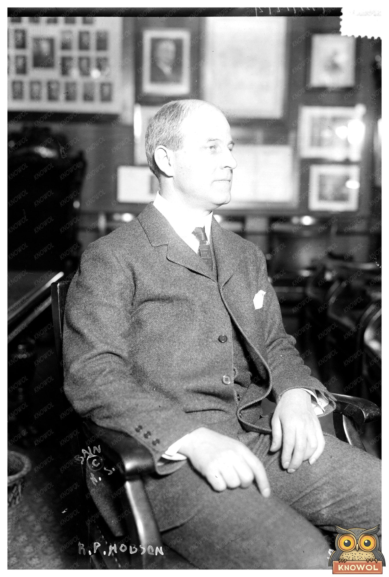 1916 Portrait of R.P. Hobson: A Visionary Leader