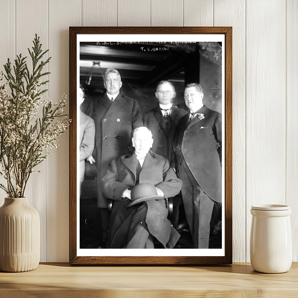 1915-1920 Gathering of Notable Figures in Suits