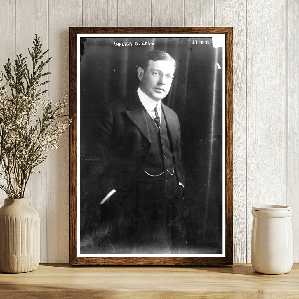 Walter E. Edge: NJ Governor Portrait, 1915-1920