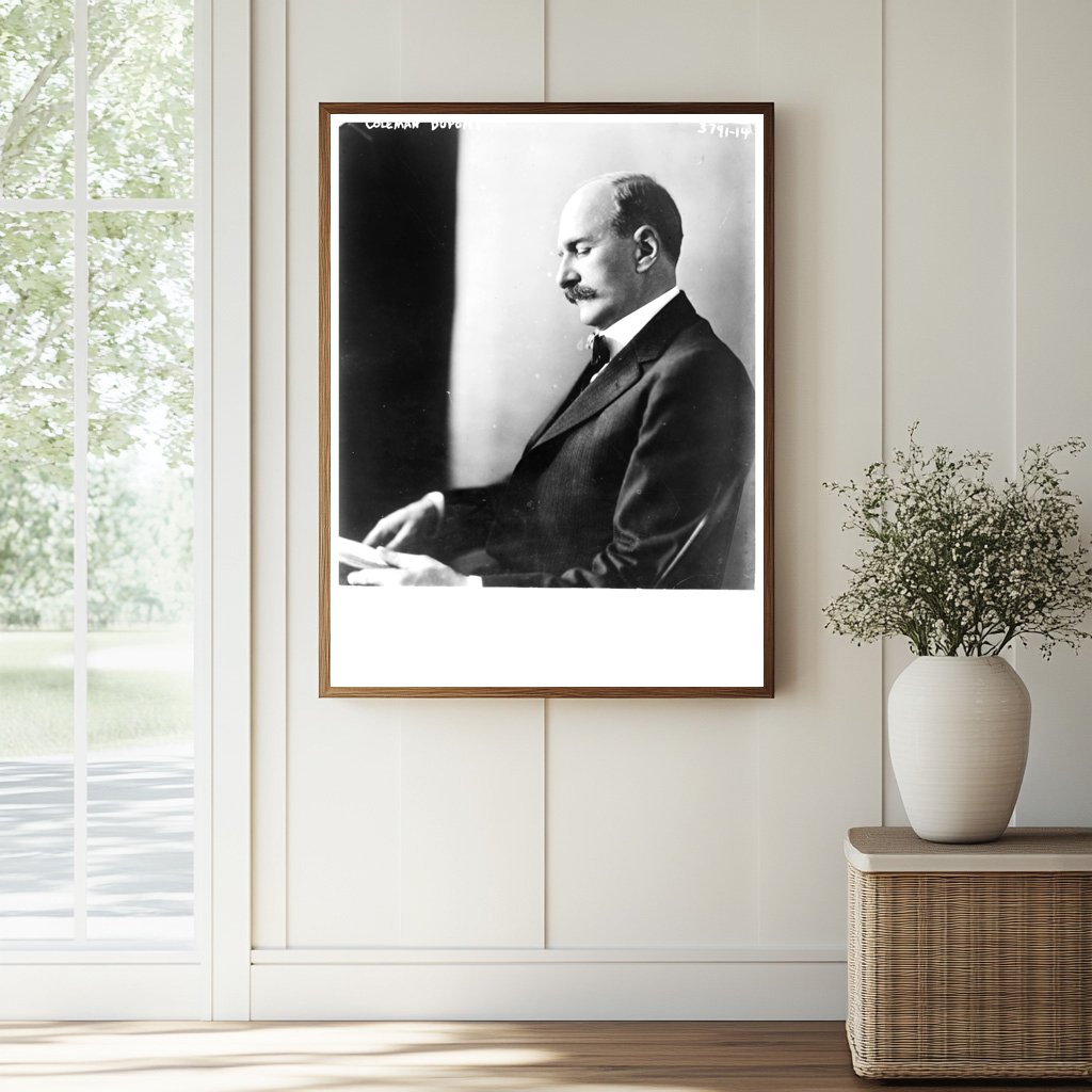 Historic Coleman Dupont Print, Vintage Art