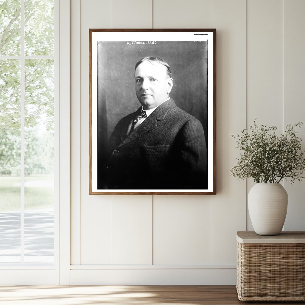 Historic A.T. Vogelsang Print, Vintage Art