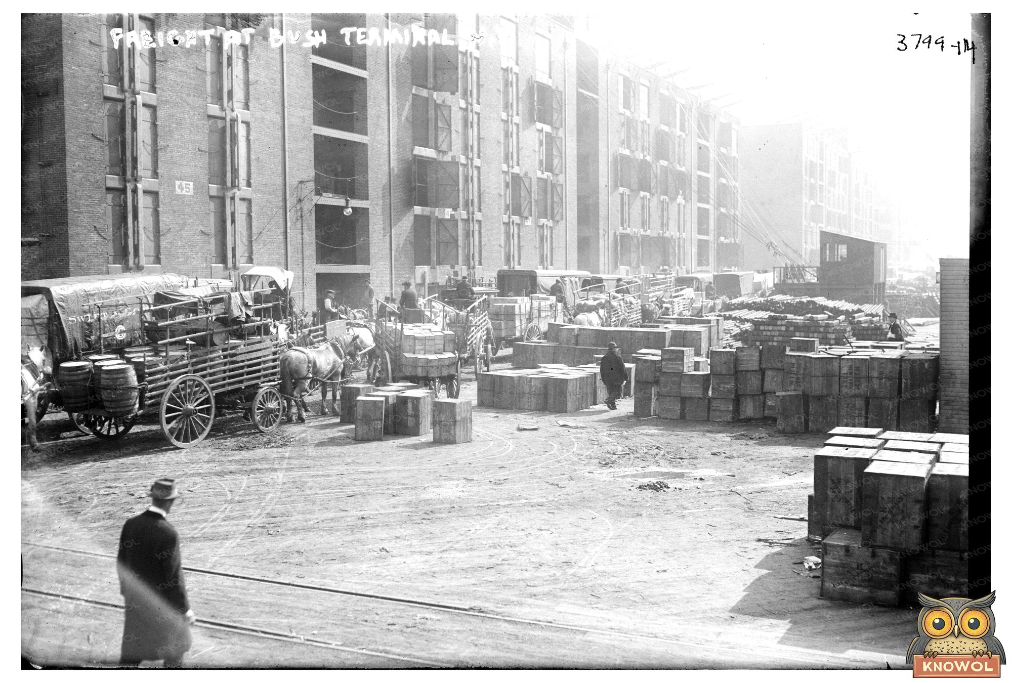 Vintage Freight Operations at Bush Terminal, NYC