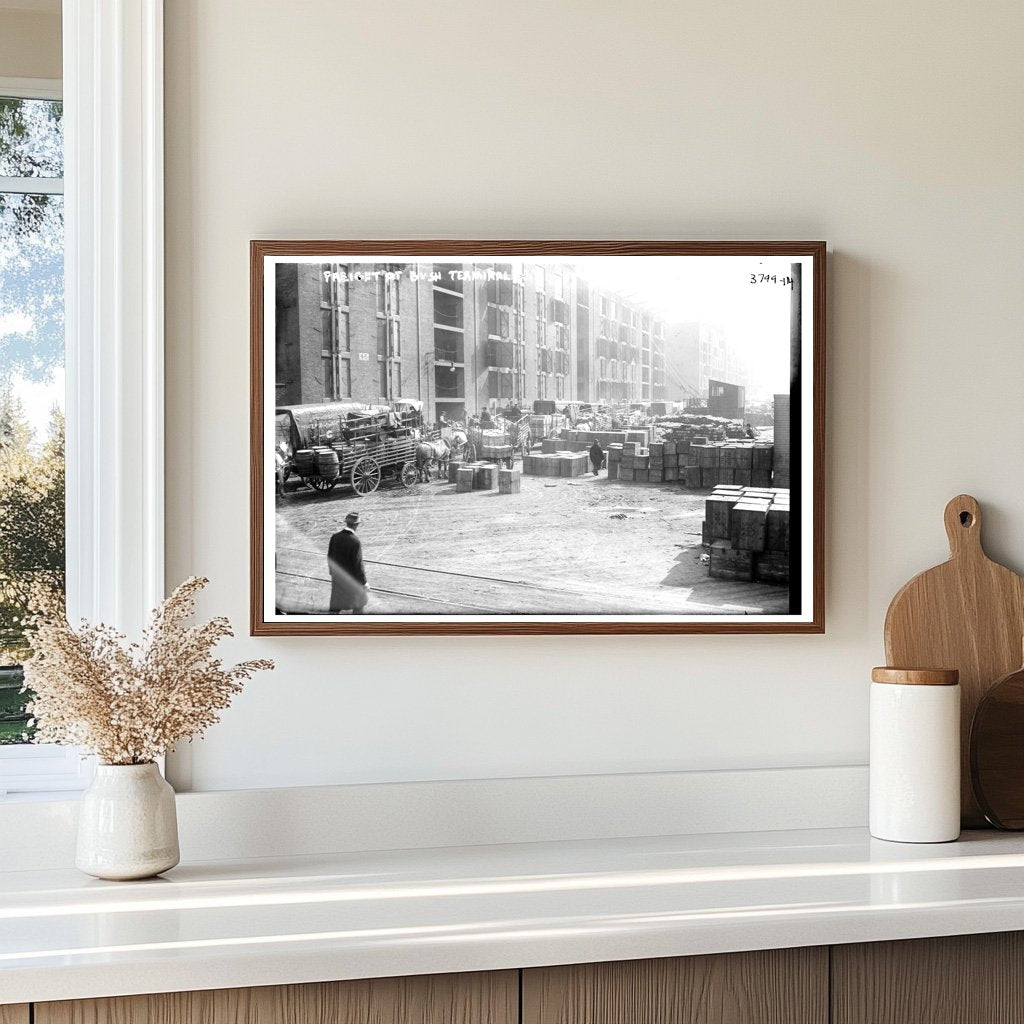 Vintage Freight Operations at Bush Terminal, NYC