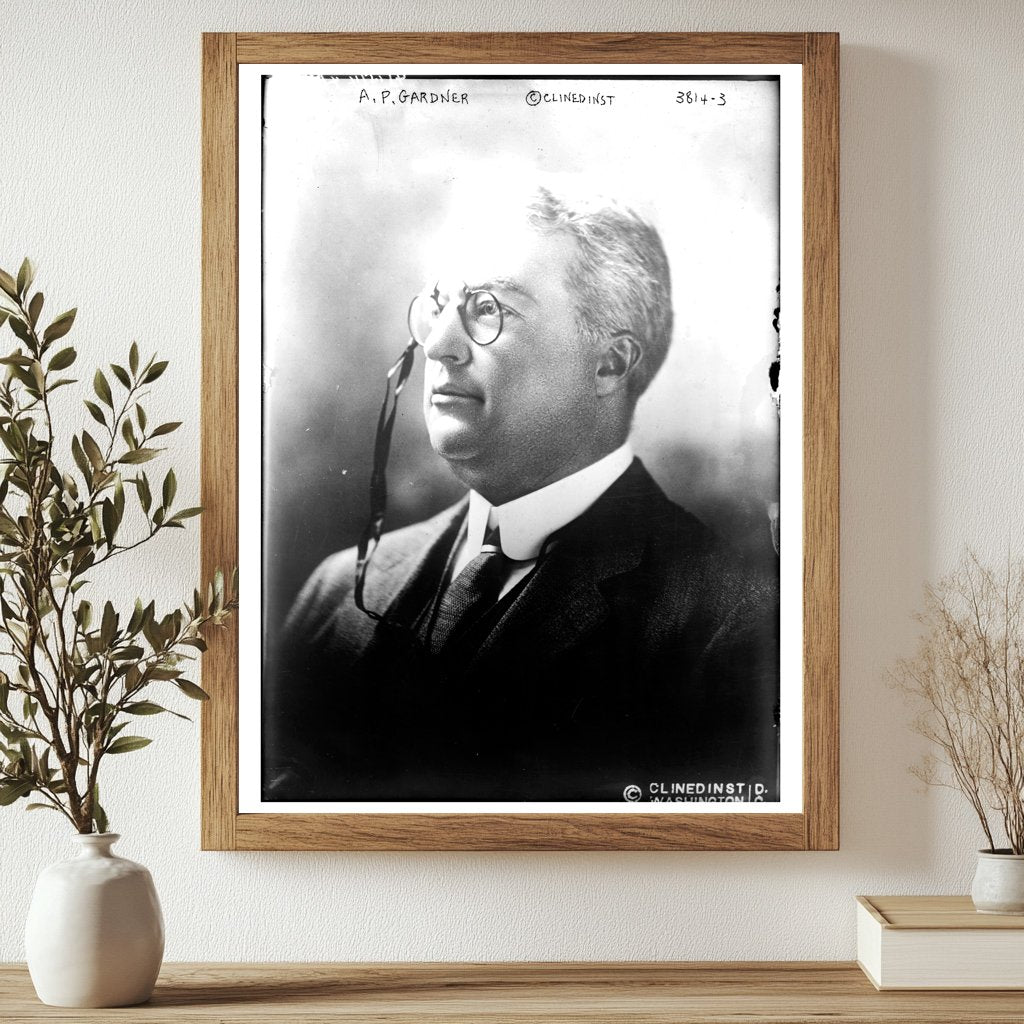 Historic A.P. Gardner Print, Vintage Art