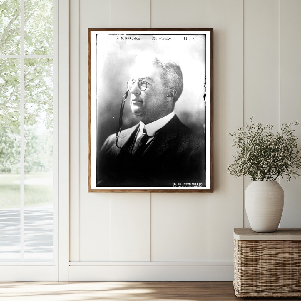 Historic A.P. Gardner Print, Vintage Art