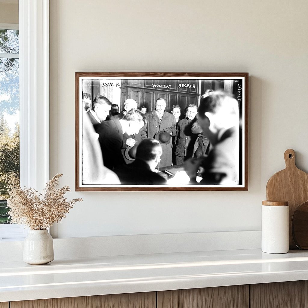 1916 Glass Negative Portrait of Wolpert Becker