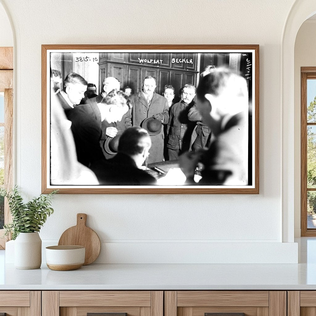 1916 Glass Negative Portrait of Wolpert Becker