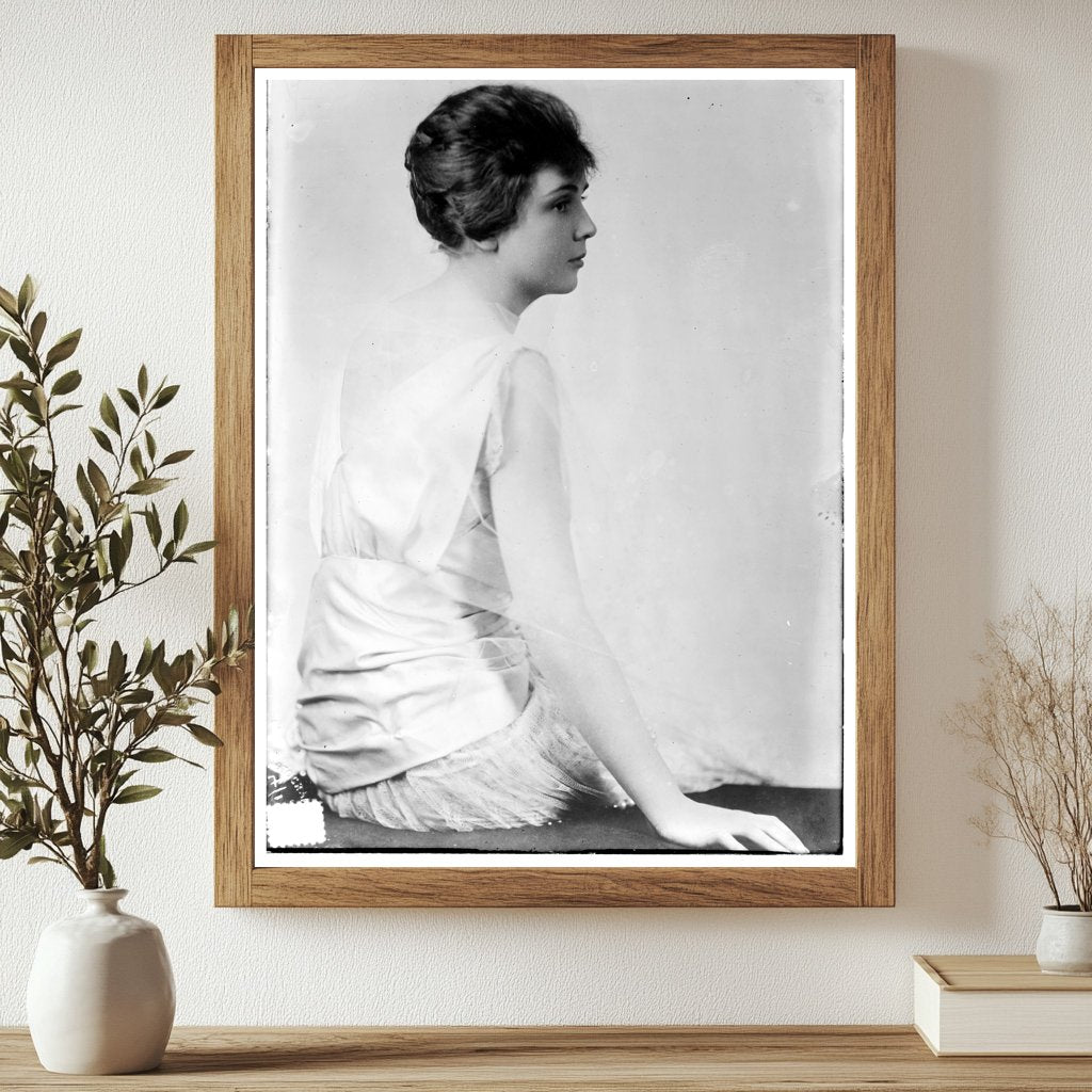 Historic Mrs. Bryce Wing Print, Vintage Art