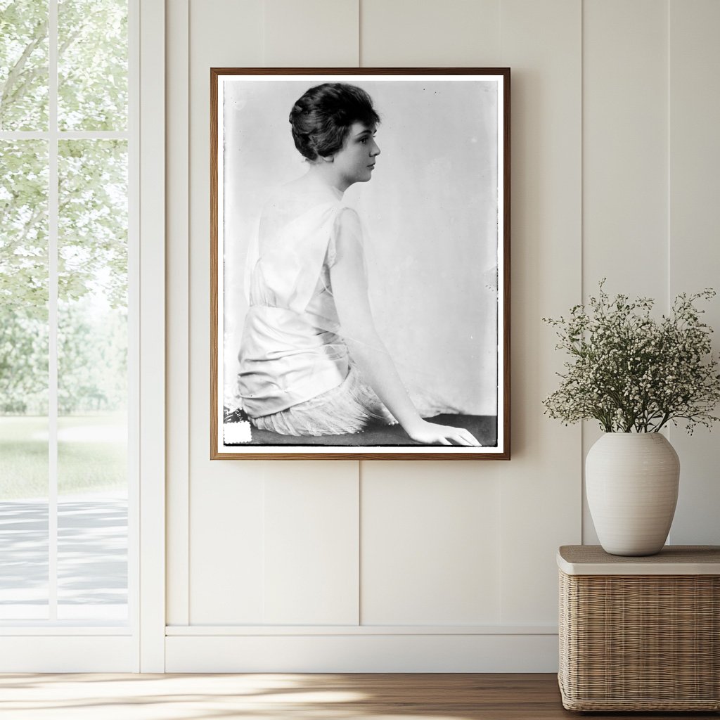 Historic Mrs. Bryce Wing Print, Vintage Art