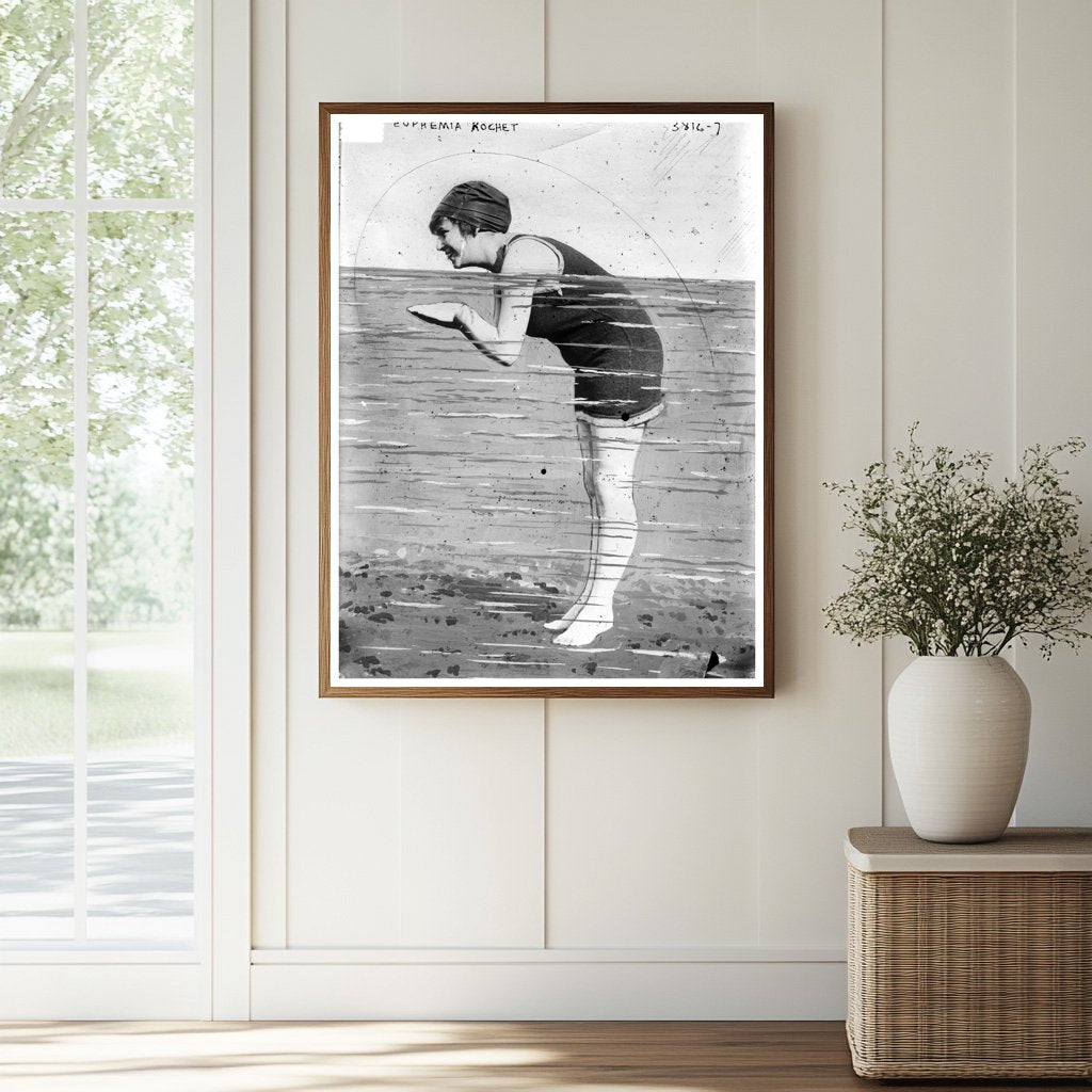 Historic Euphemia Rochet Print, Vintage Art