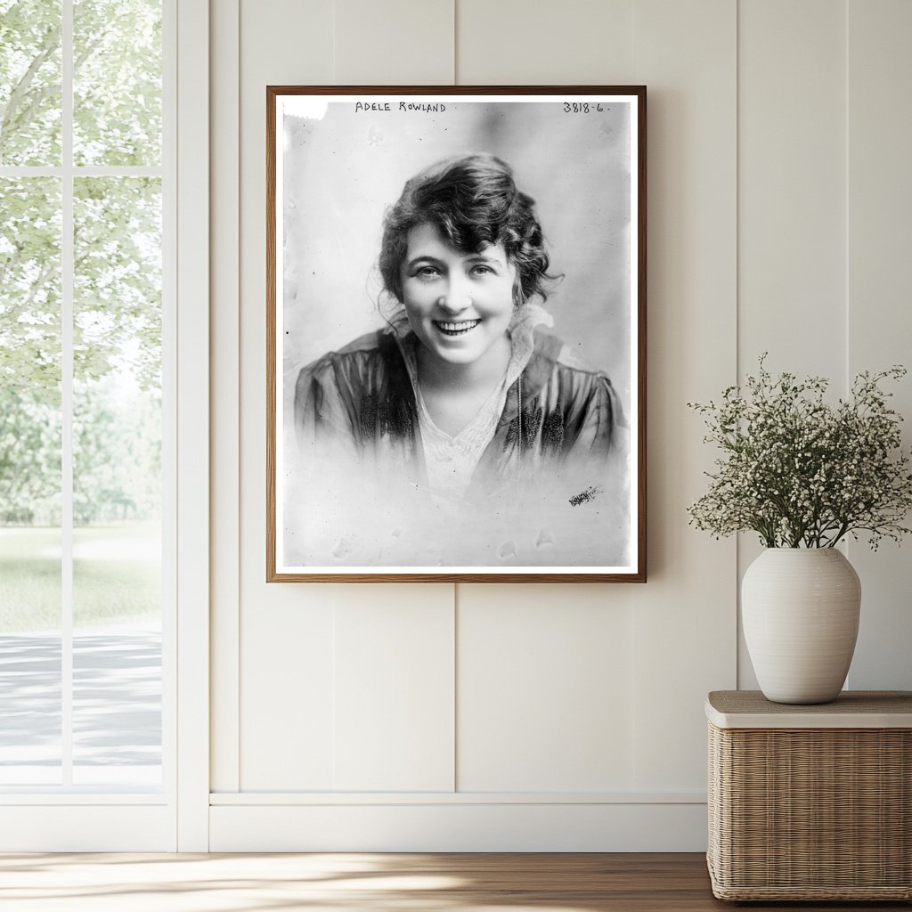 Historic Adele Rowland Print, Vintage Art