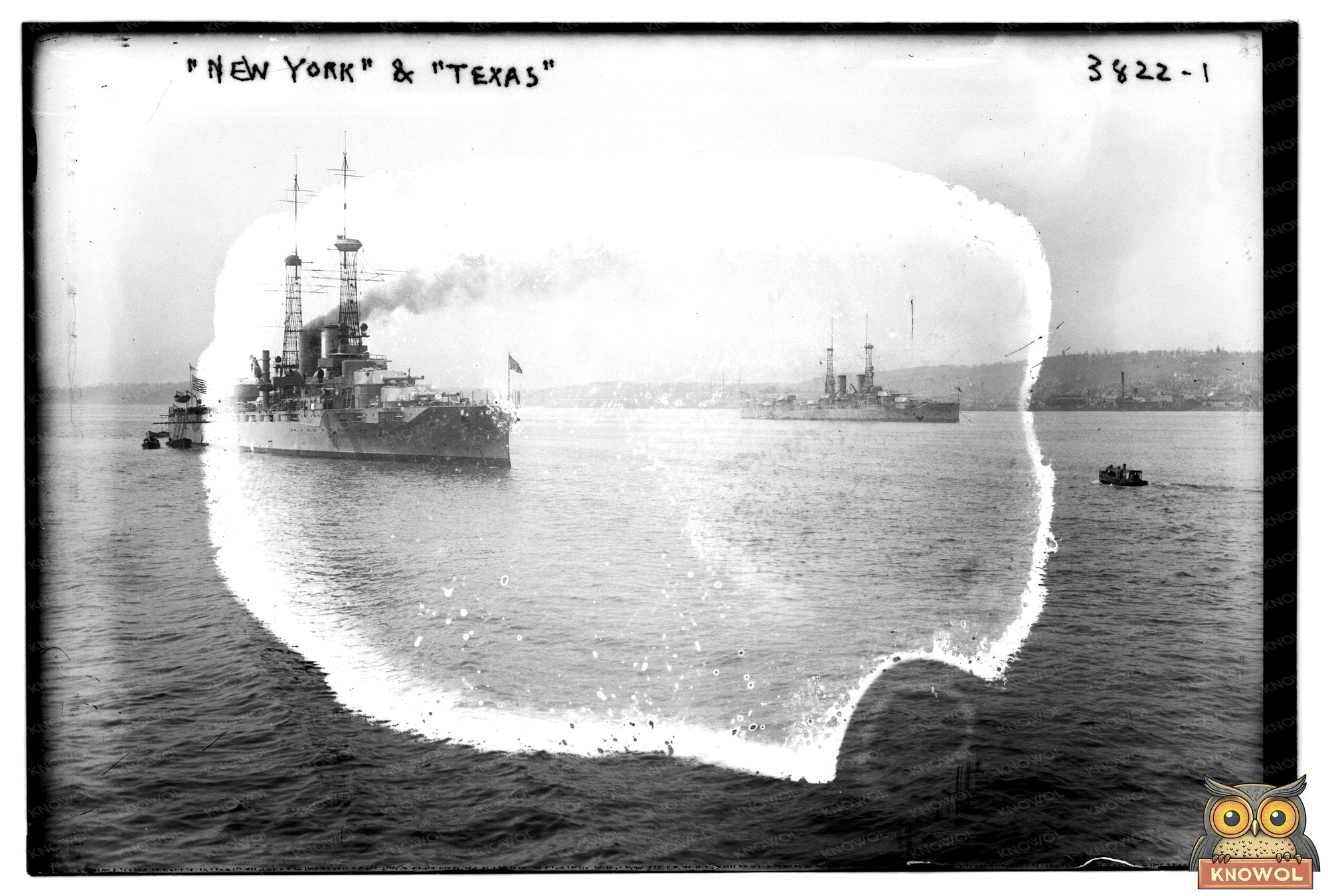 Historic Dual Views of New York and Texas, 1915-1920