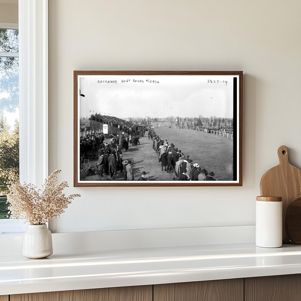 Thrilling Rockaway Hunt Races – Early 20th Century