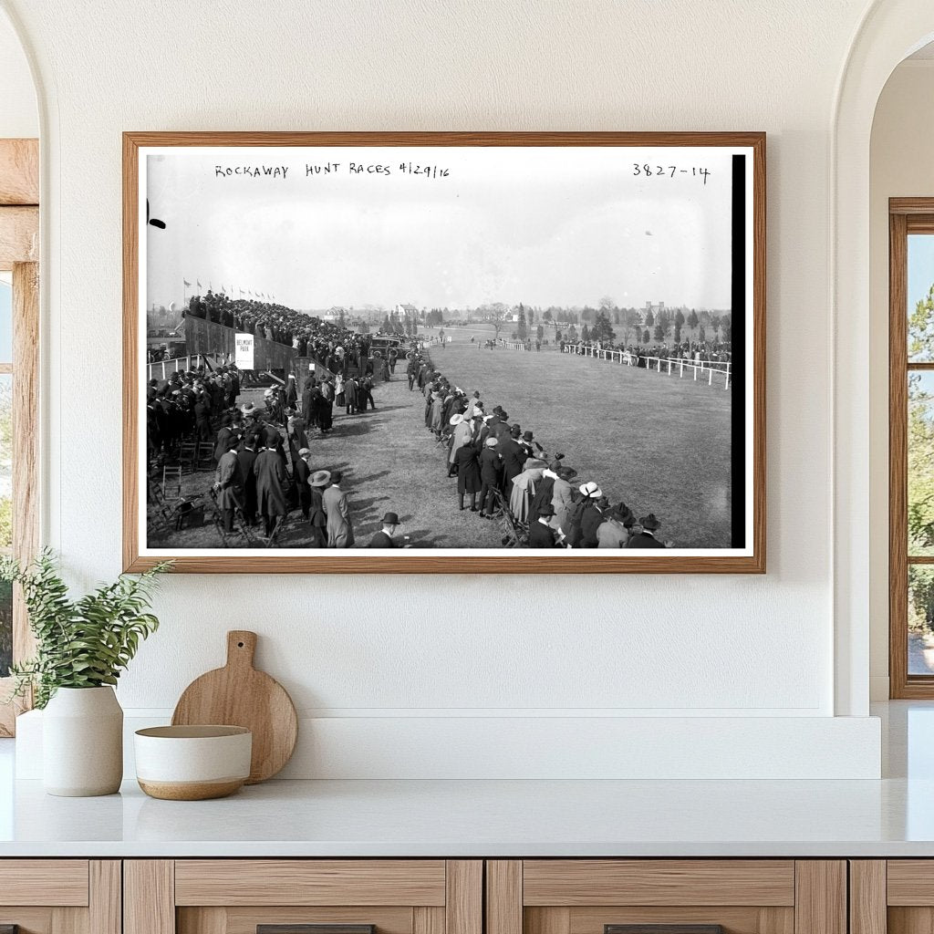 Thrilling Rockaway Hunt Races – Early 20th Century