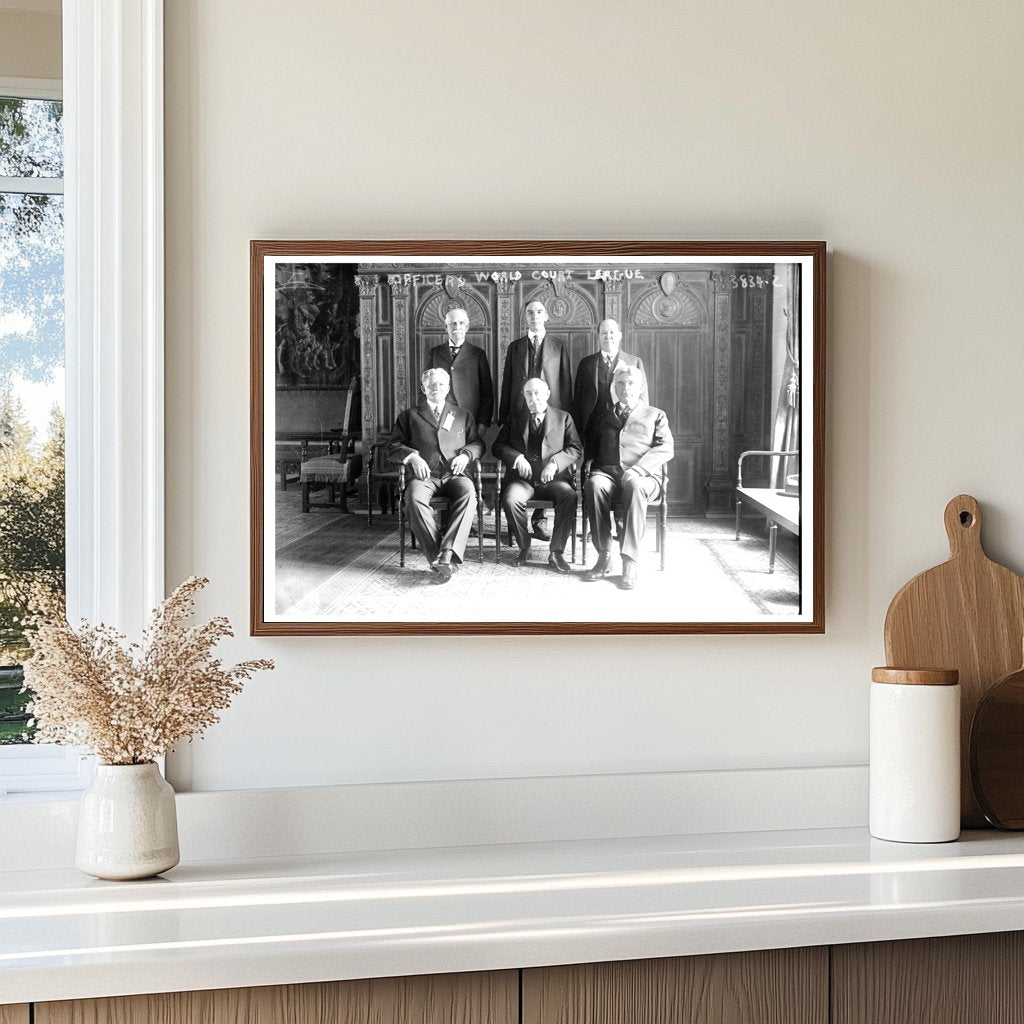 1916 Officers of the World Court League Gathering