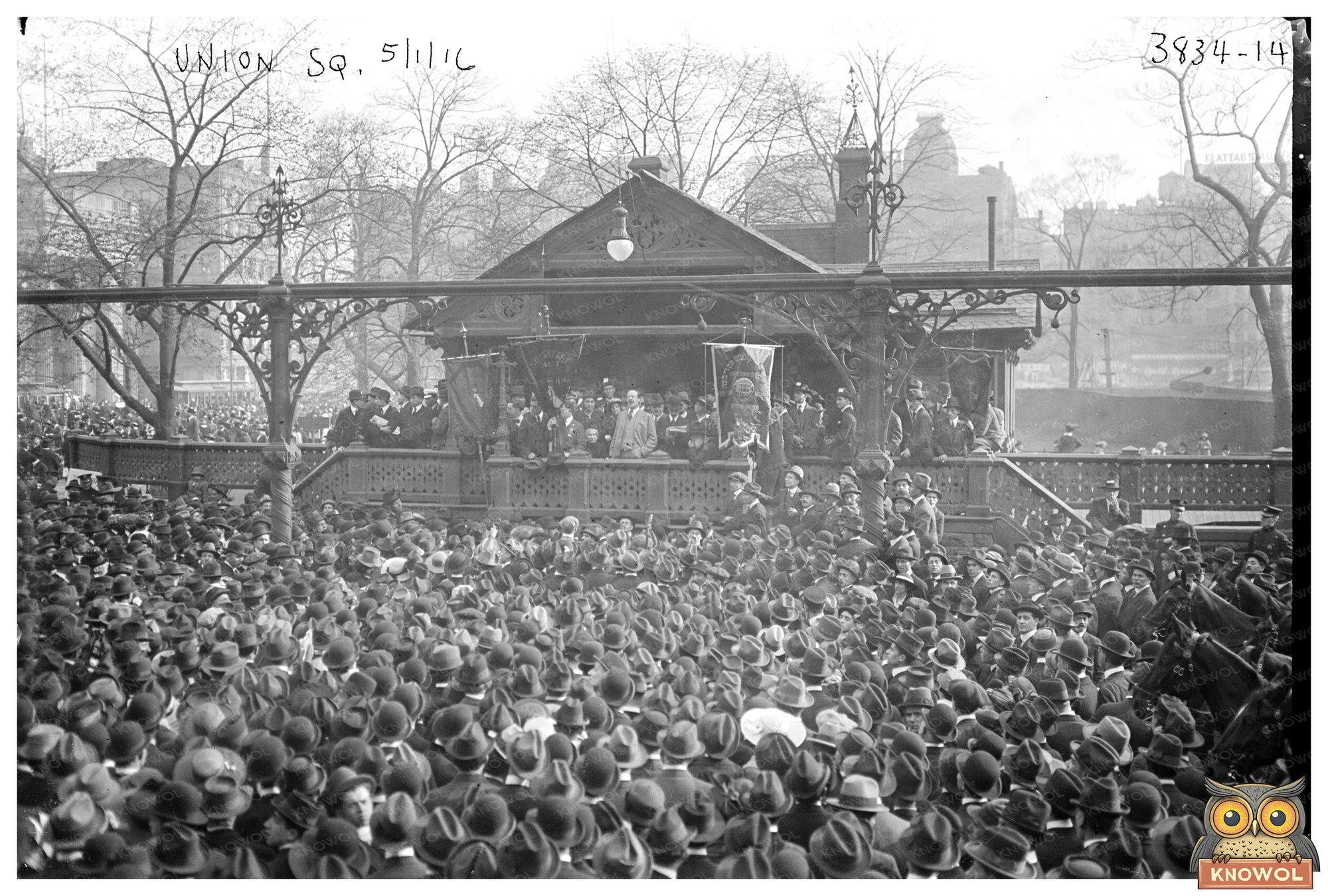 Historic May Day Celebration in Union Square, 1916