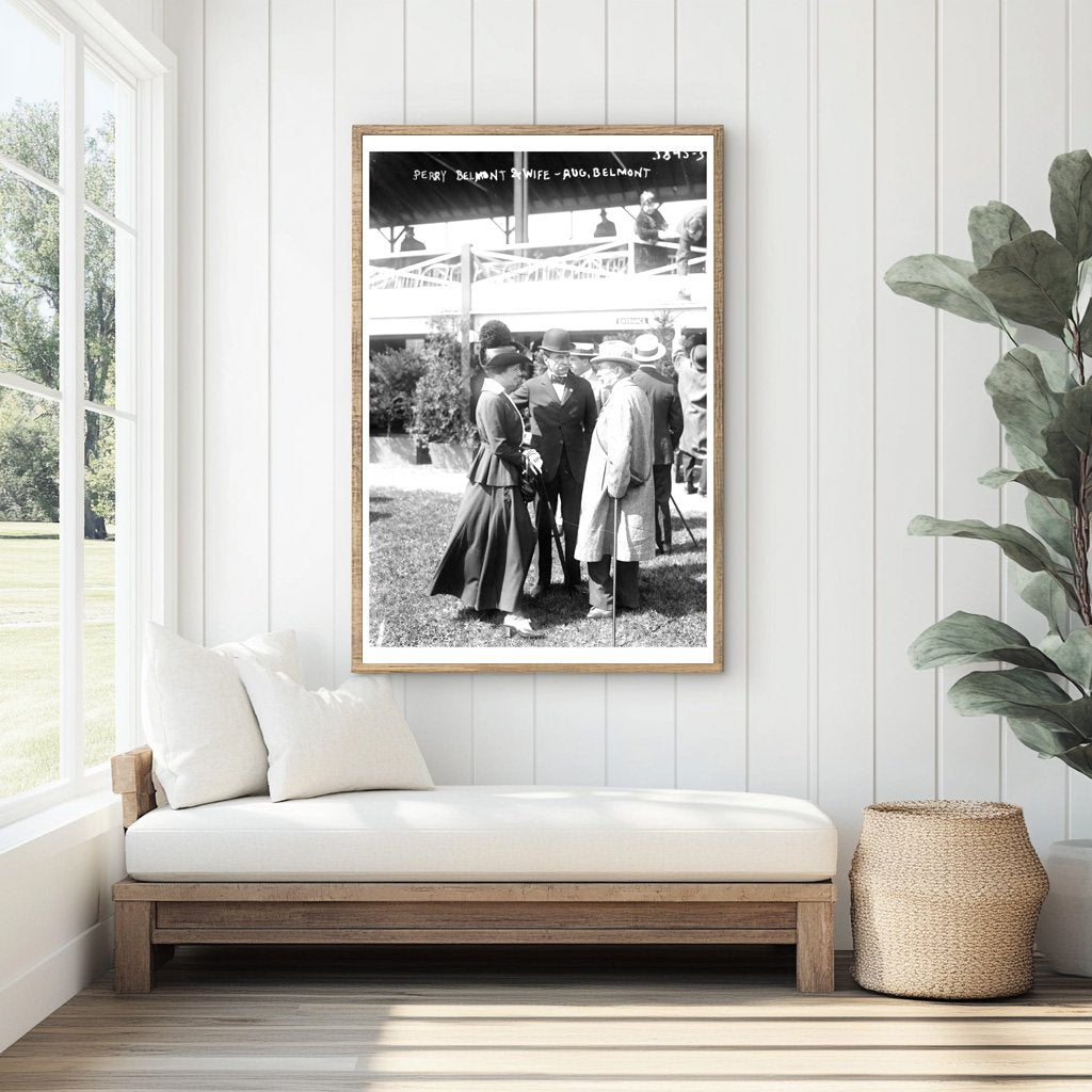 Perry Belmont & Wife: Captured Elegance, 1916