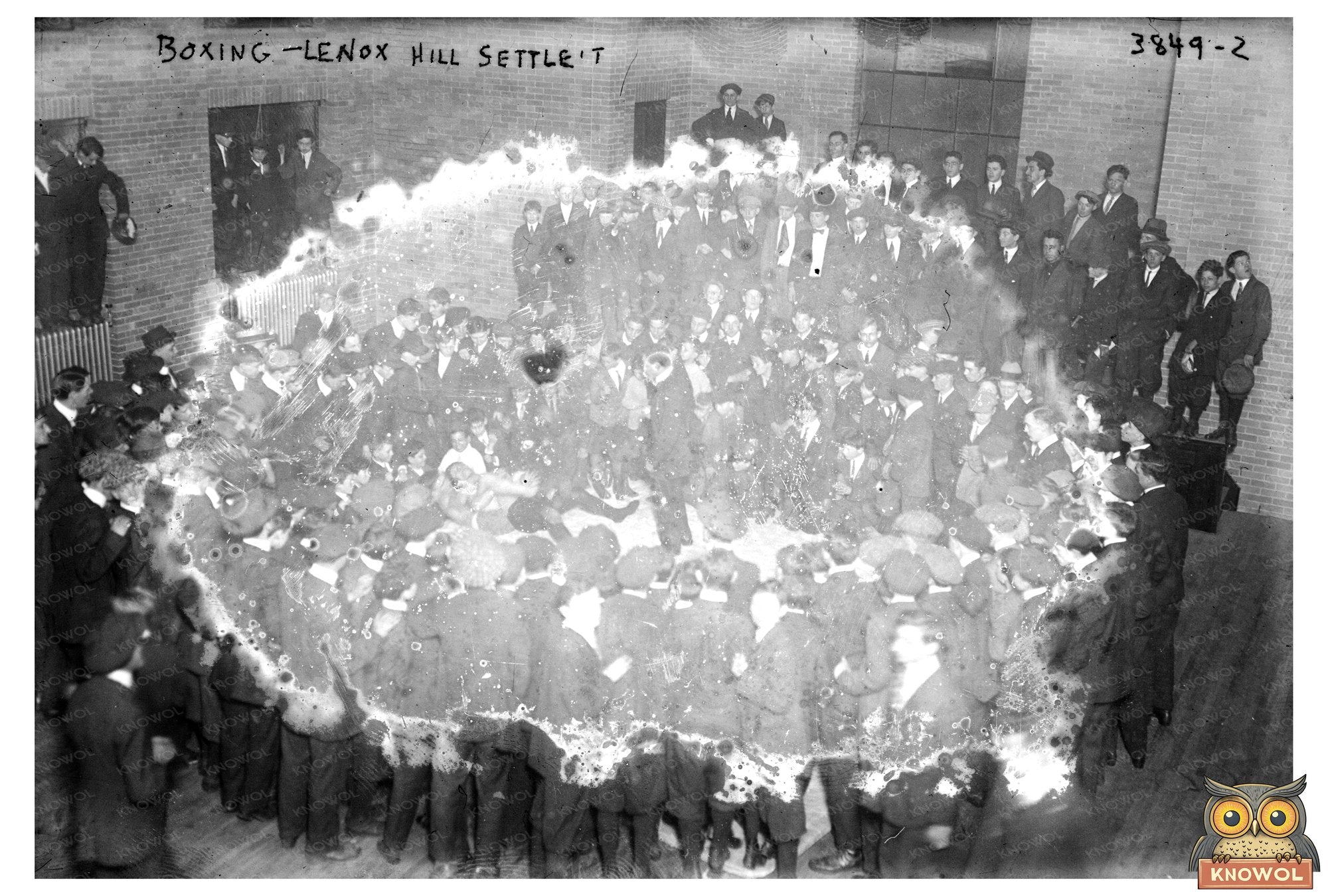 Exciting Boxing Match at Lenox Hill Settlement, 1910s
