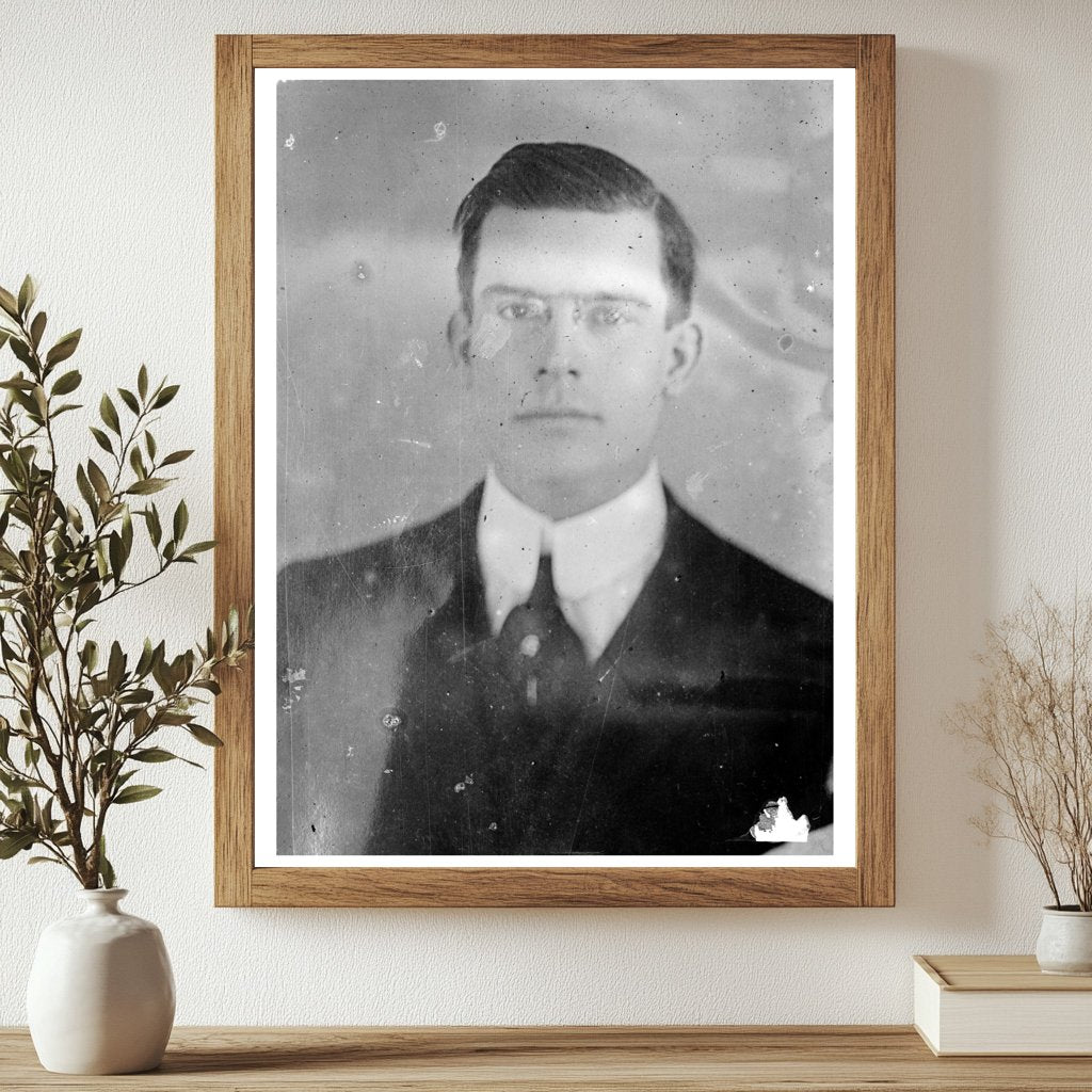 Historic C.E. Hughes Jr. Print, Vintage Art