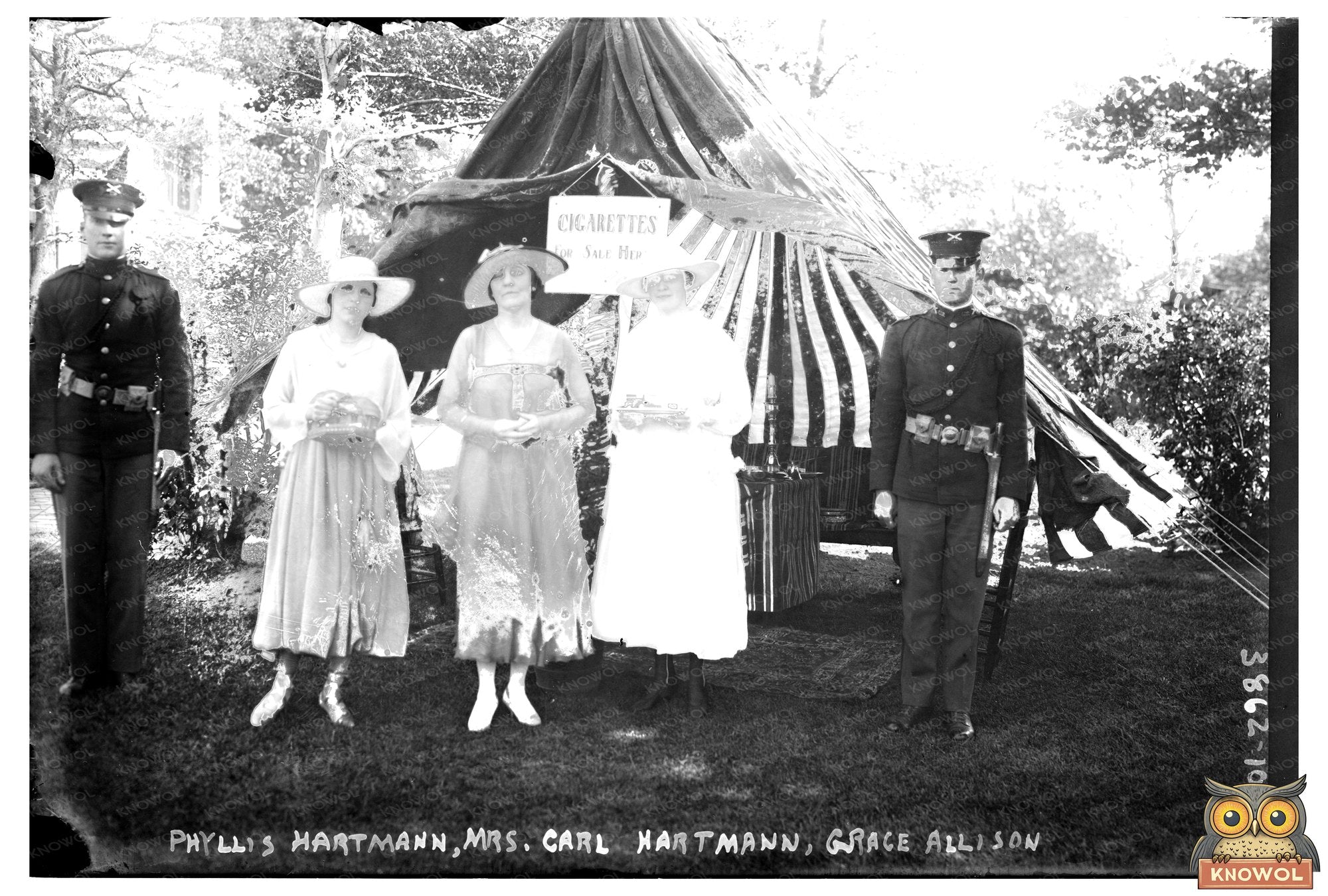 1916 Vintage Portrait of Three Elegant Women