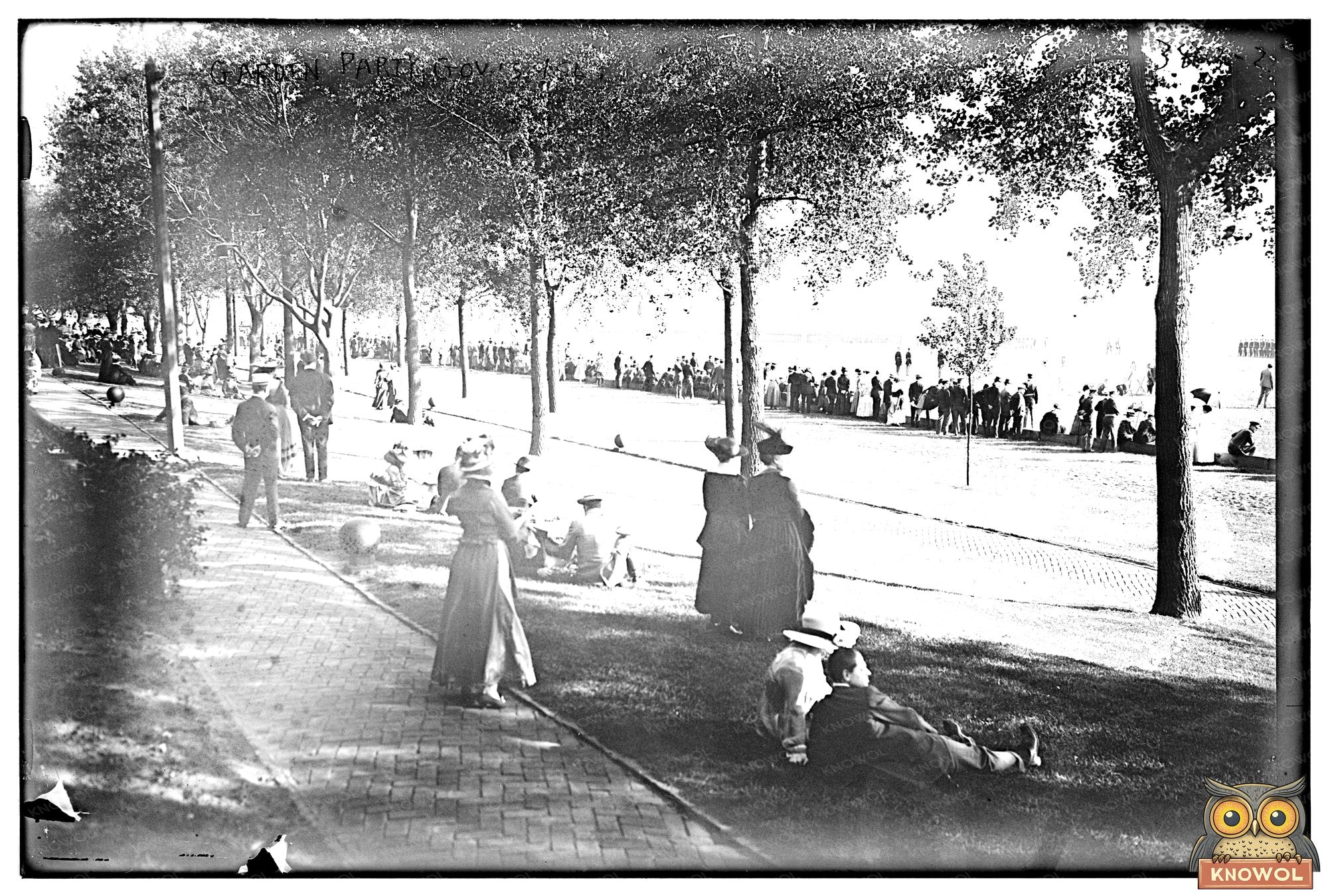 Elegant 1916 Garden Party on Governors Island