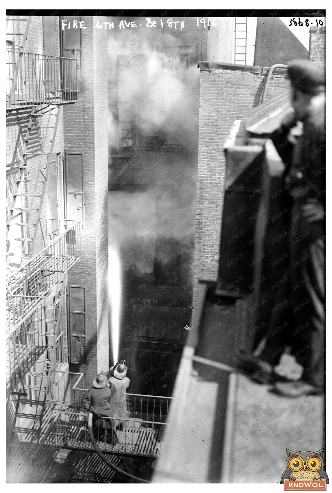 Historic 1916 Fire at 6th Ave & 18th Street