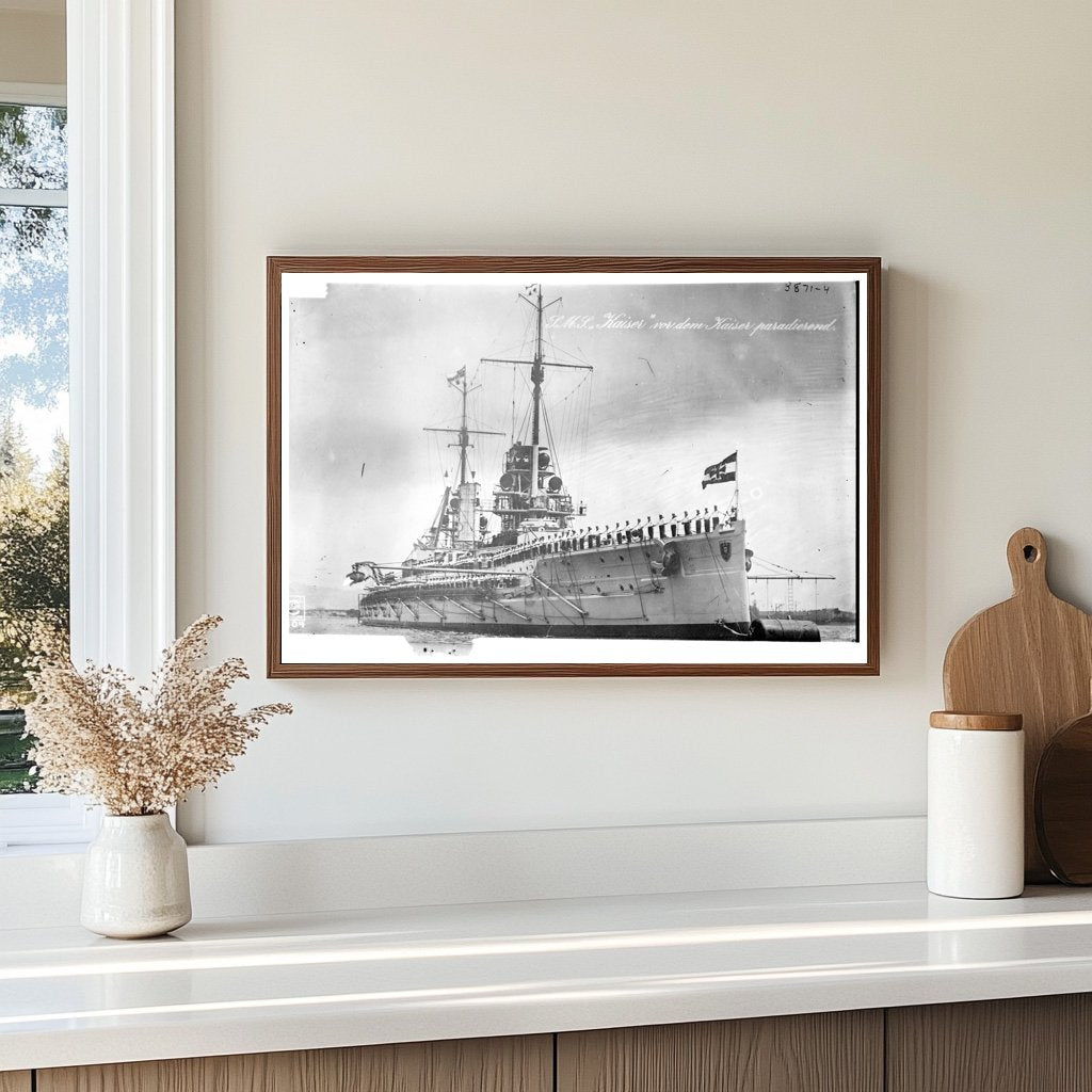 Grand Naval Review: German Battleship Kaiser, 1915-1920