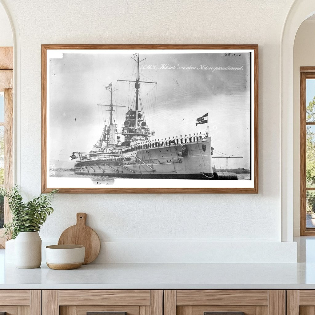 Grand Naval Review: German Battleship Kaiser, 1915-1920