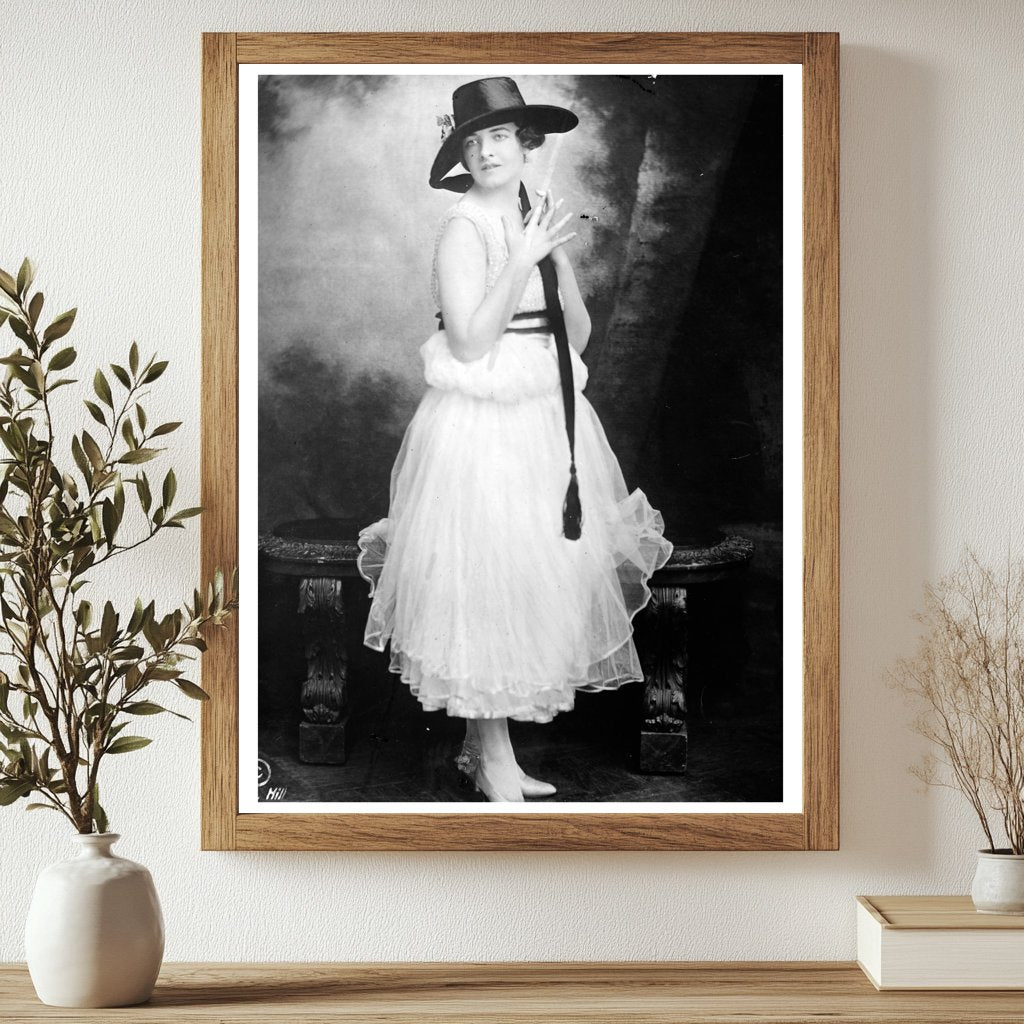 Historic Mrs. Ben Ali Haggin Print, Vintage Art