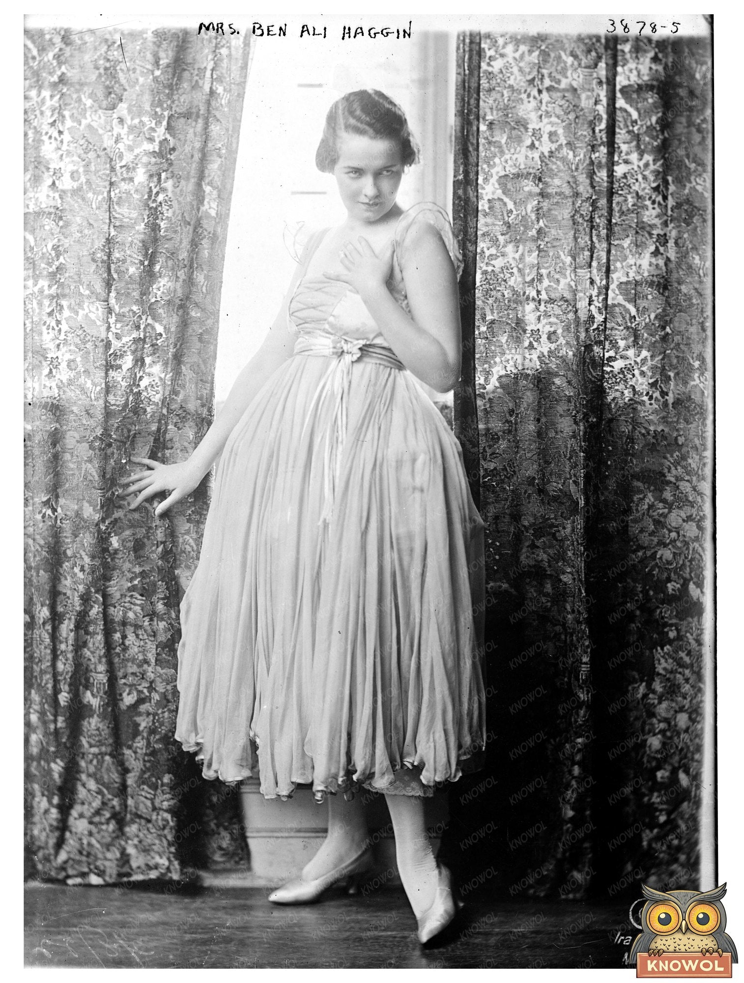 Historic Mrs. Ben Ali Haggin Print, Vintage Art