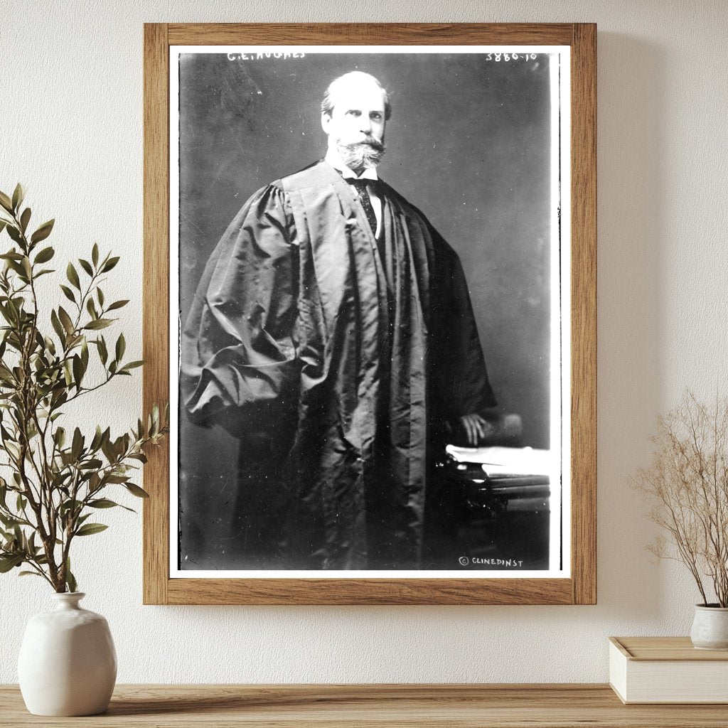 Historic C.E. Hughes Print, Vintage Art
