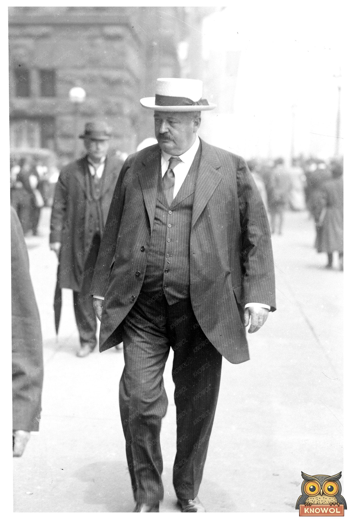 Vintage Portrait of a 1920s American Senator