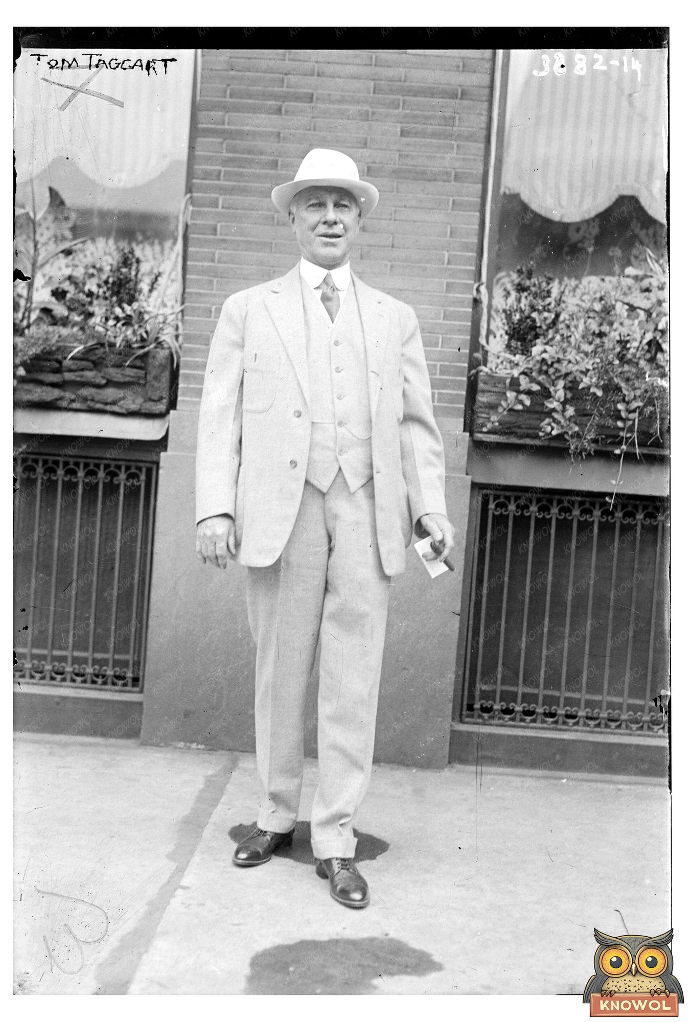 Influential Politician Tom Taggart: A 1915 Portrait