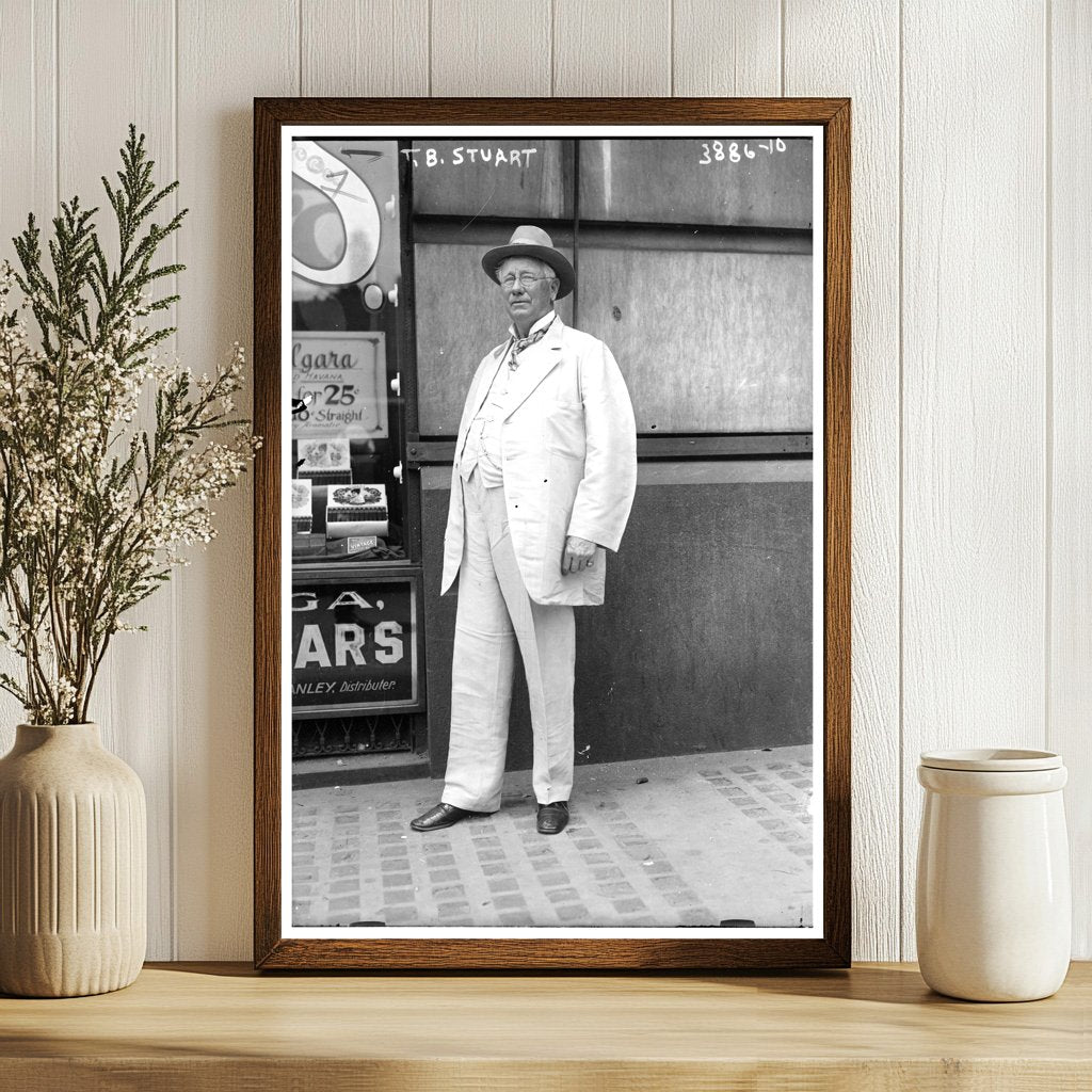 1916 Portrait of a Pioneer in Early 20th Century Politics