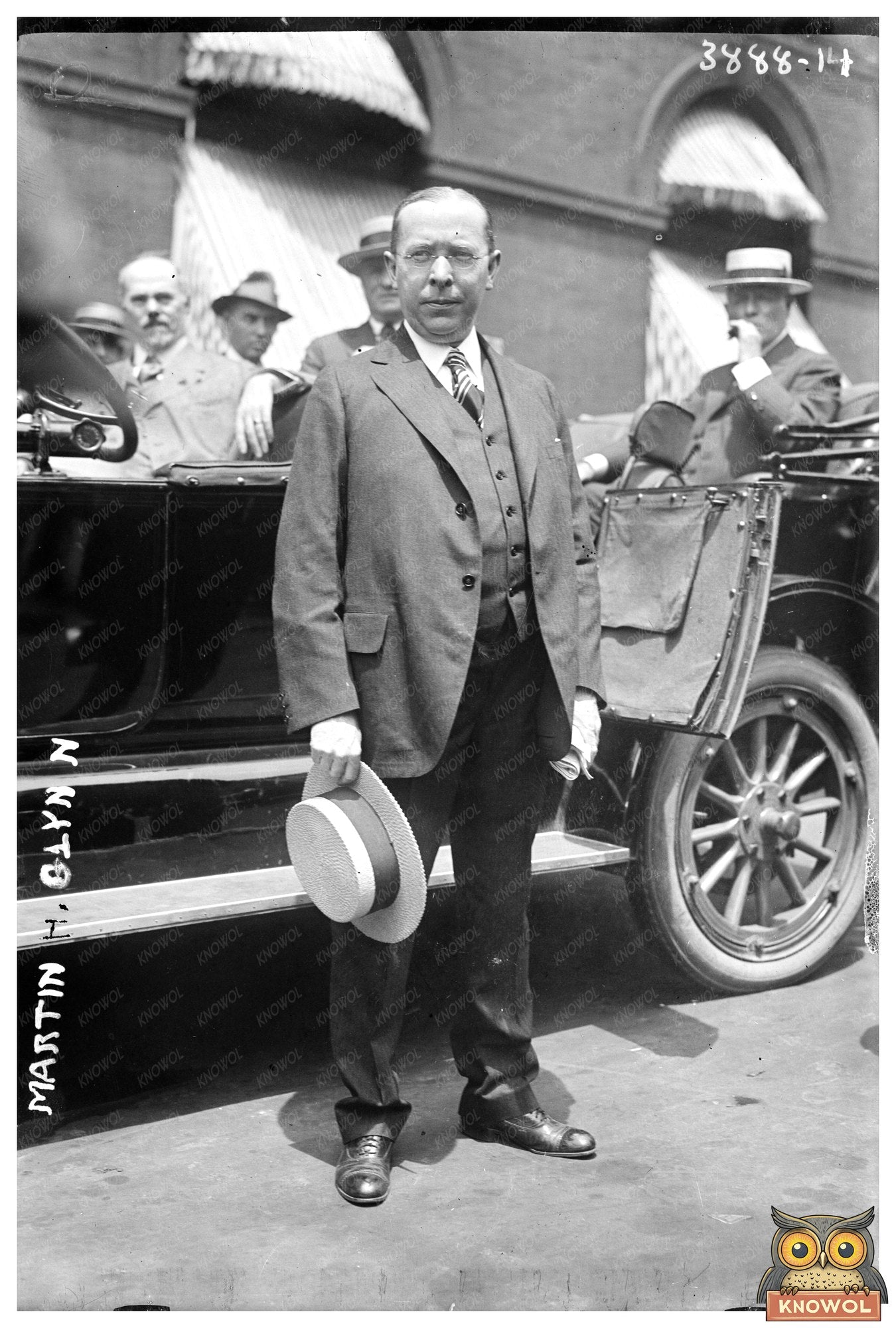 Historic Portrait of New Yorks 40th Governor, 1916