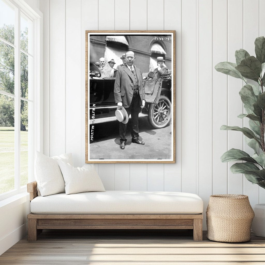 Historic Portrait of New Yorks 40th Governor, 1916