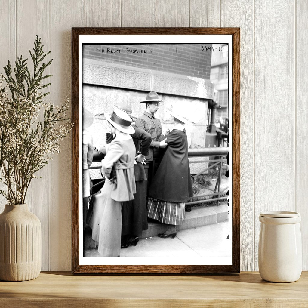 Emotional Send-Off: 7th Regiment Soldiers 1915-1920