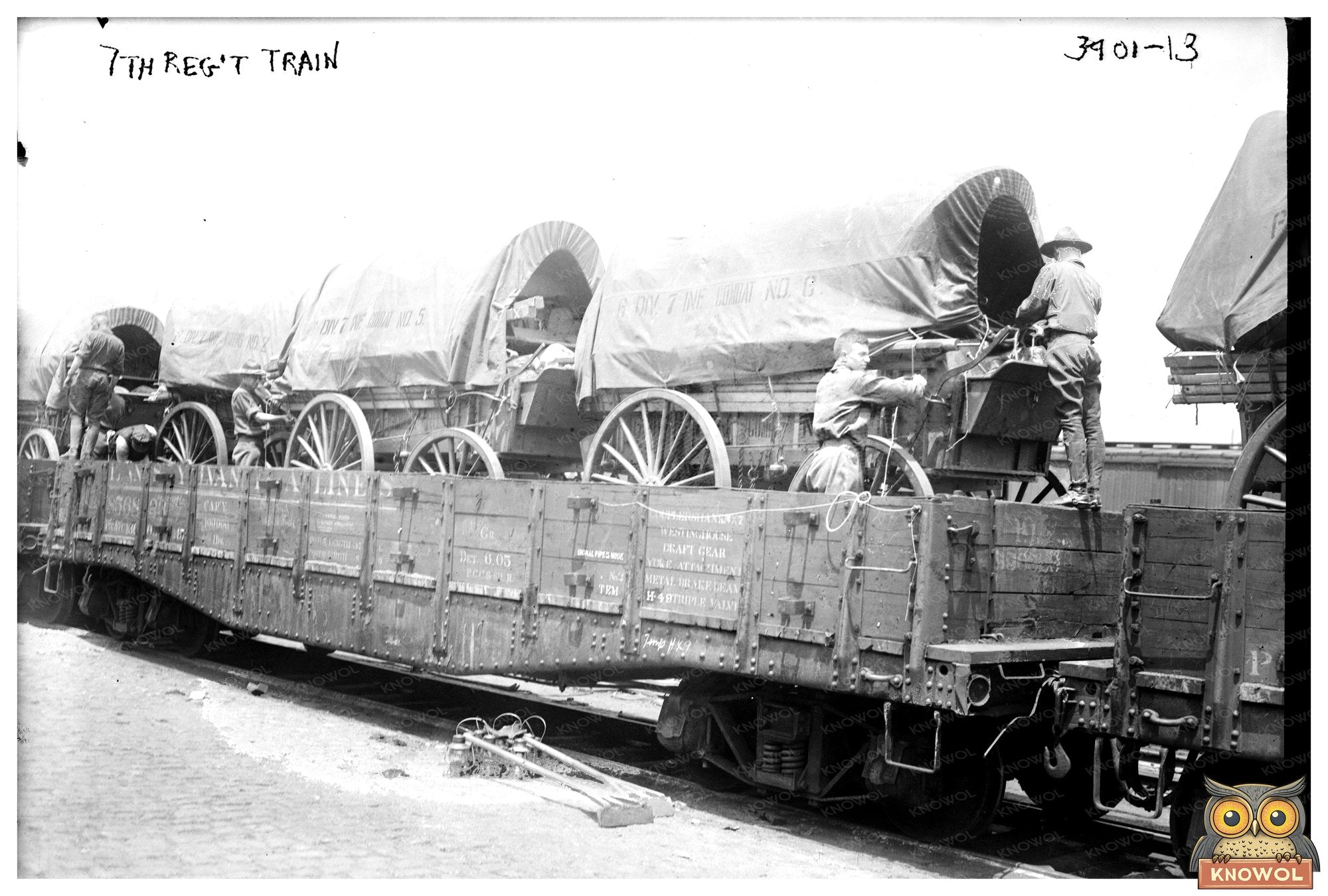 1910s Military Train of the 7th Regiment