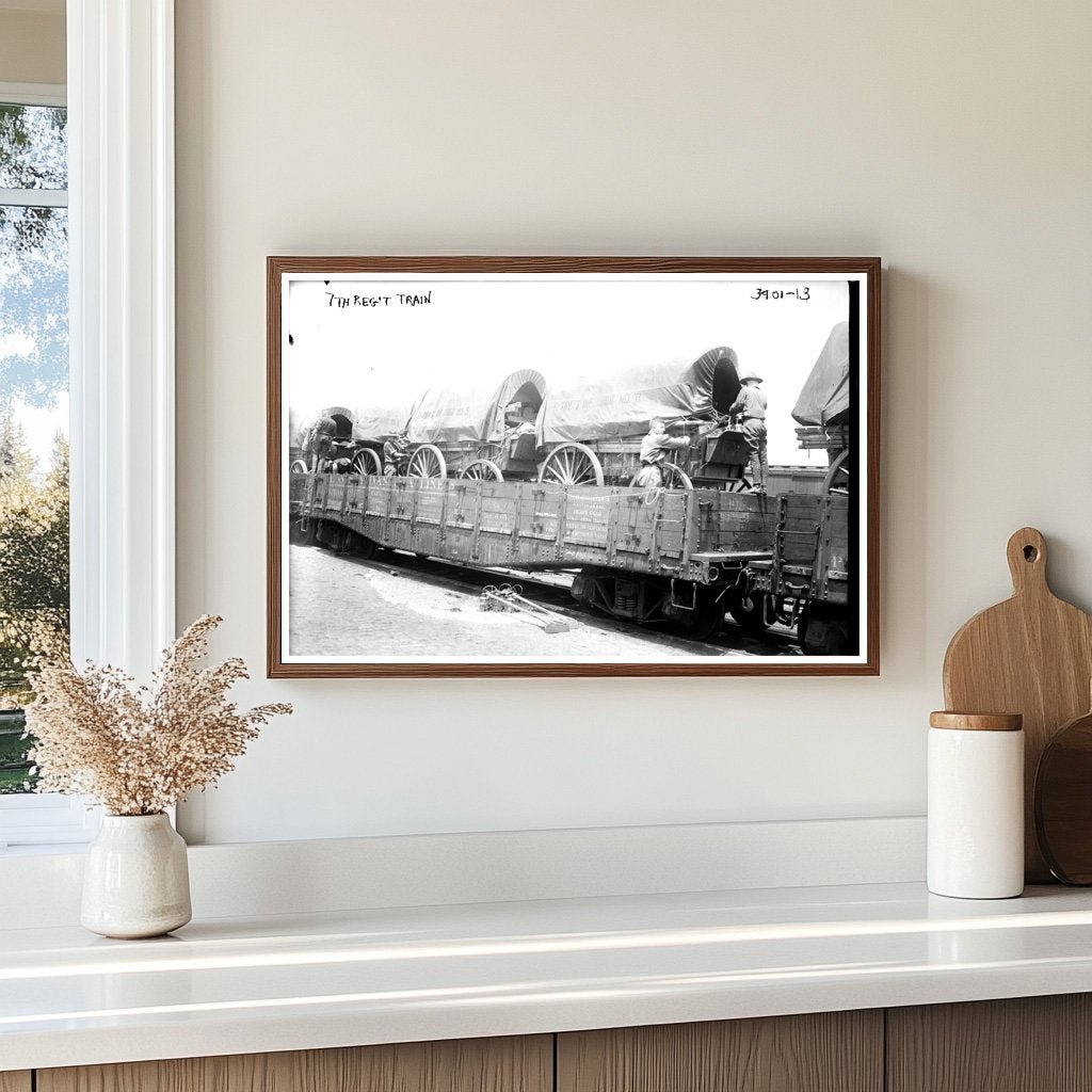 1910s Military Train of the 7th Regiment