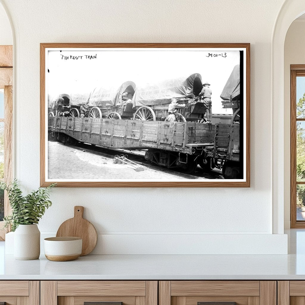 1910s Military Train of the 7th Regiment