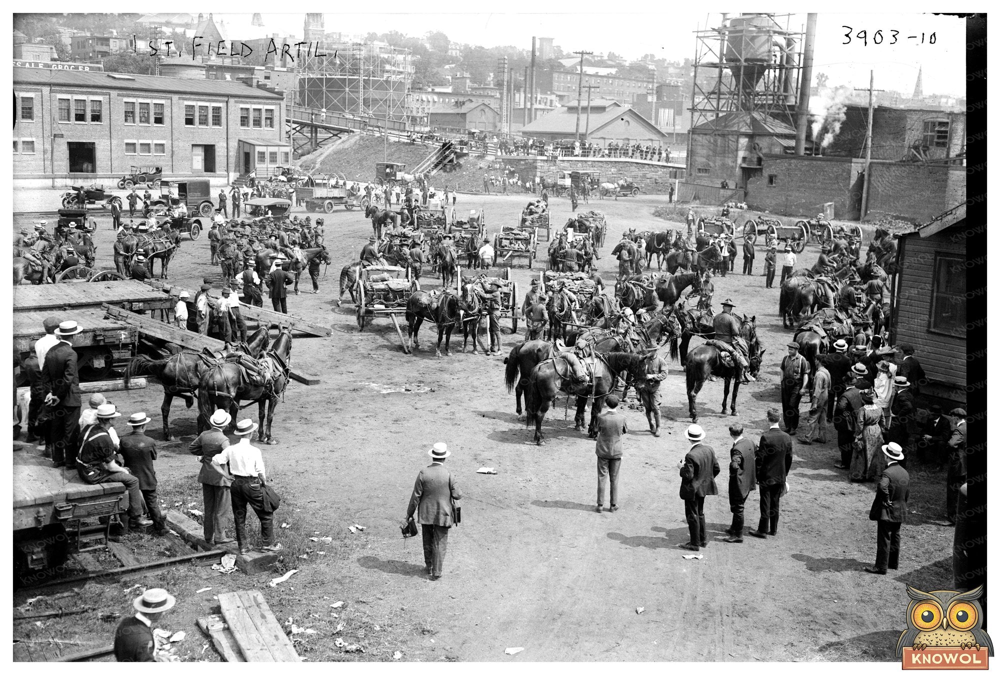 1916: 1st Field Artillery Training in Action